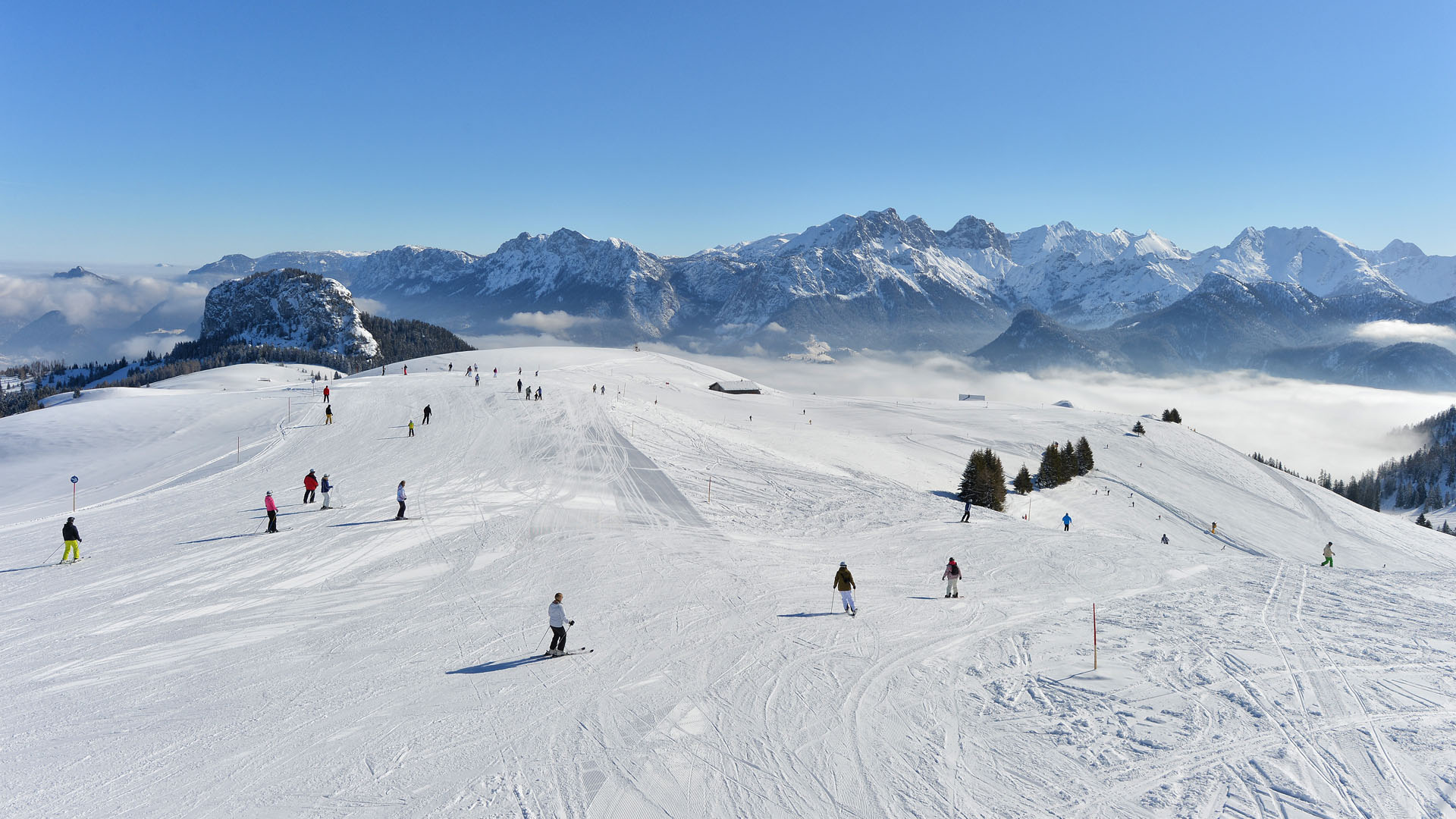 Skifahren Salzburger Saalachtal